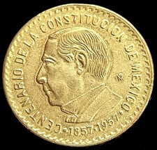 1957 ORO MESSICO 8,33 GRAMMI