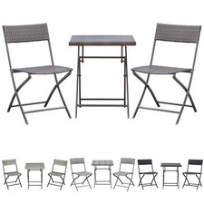 Outsunny Polyrattan 3 pezzi