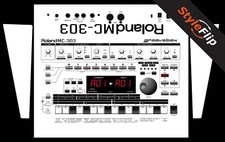 Roland MC-303 Groovebox | Bianco | Decalcomania protettiva | Pelli StyleFlip