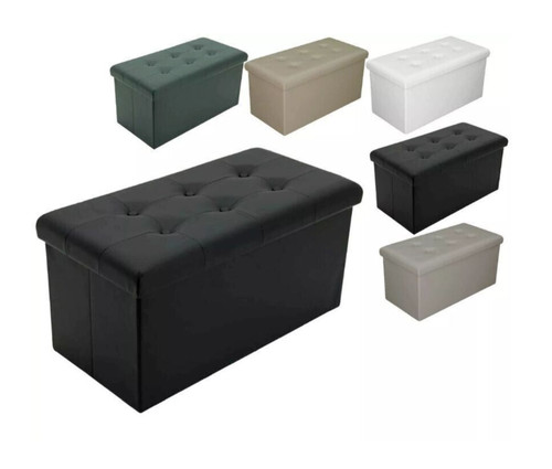 Puff pouf contenitore - contenitore, ecopelle