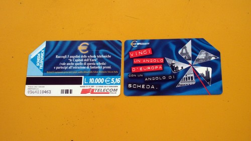 Scheda telefonica telecom - , l