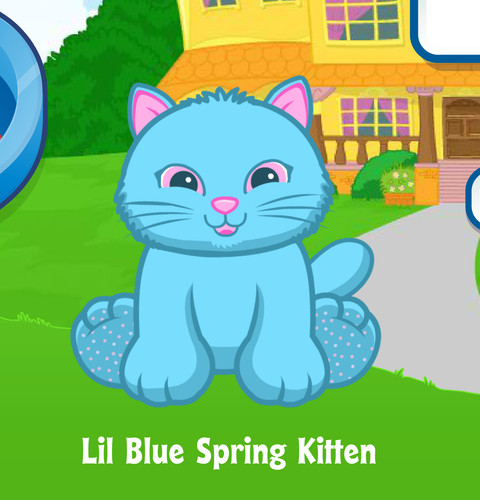 Webkinz lil blue - lil, spring