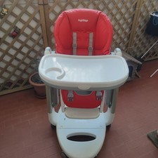 Seggiolone Peg Perego Tatamia Rosso Come nuovo comodo  sicuro Con Opzione...