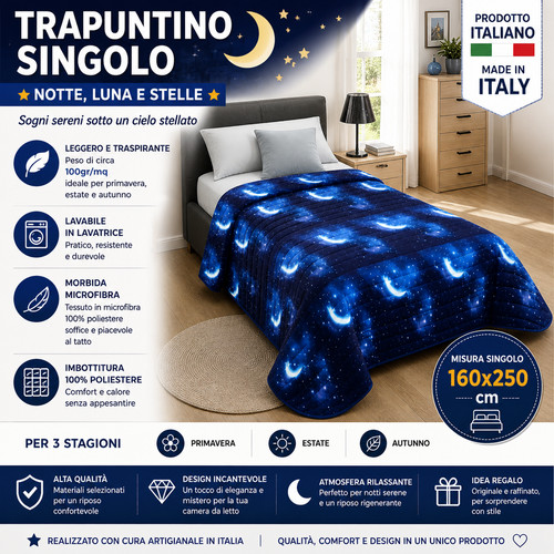 Trapuntino singolo - 🌙,