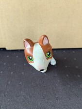 LPS Littlest Pet Shop #154 Bull Terrier cucciolo cane occhi verdi