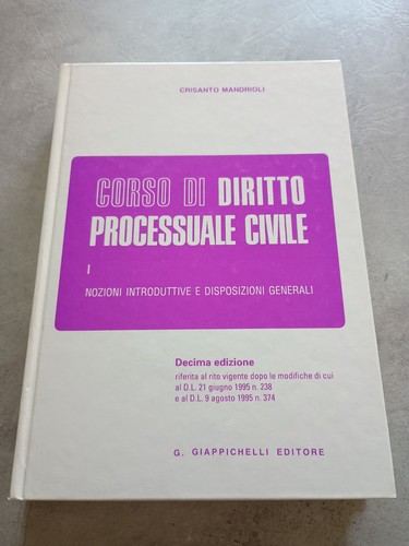 Corso diritto processuale - di,