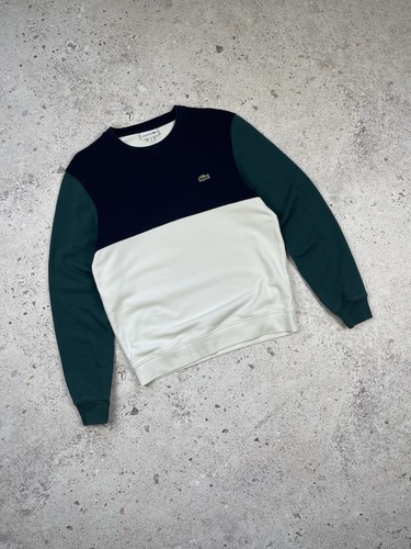 Felpa lacoste color block - lacoste,