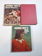George Best's Soccer Annual Issue 1 2 & 5 Hardback Vintage Football