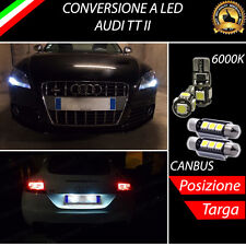 LUCI POSIZIONE A LED + LUCI TARGA A LED CANBUS AUDI TT MK2 8J FINO AL 2008