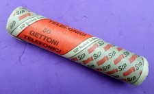 Gettoni Telefonici Sip Rotolino Originale da 50 Gettoni, 1976 - Rarissimo