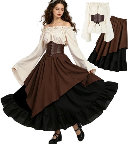 Pieces with medieval dresses - pieces,
