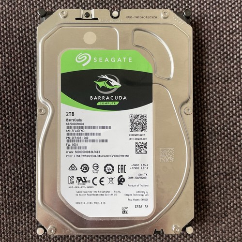 Hard disk interno 2tb seagate - hard,