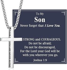 Collana Croce in Acciaio