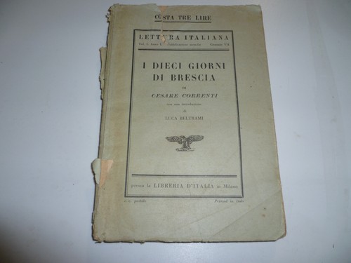 Lettura italiana dieci - lettura,