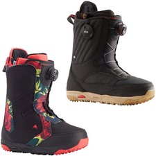 Burton Limelight Boa stivali da snowboard da donna stivali morbidi scarpe da snowboard nere nuove
