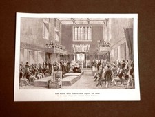 In Inghilterra nel 1844 Una seduta della Camera alta inglese