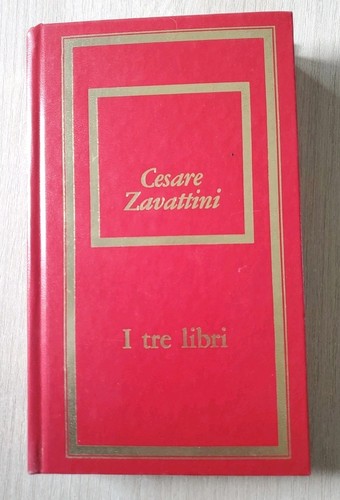 Tre libri cesare zavattini - libri,