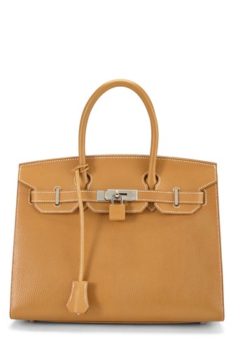Hermès natural sable - sable, vache