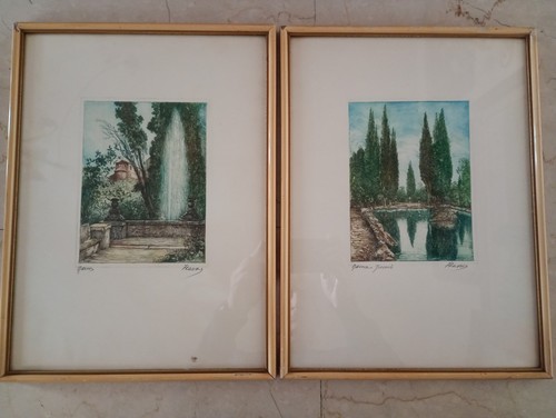 Due incisioni ernesto havas - ernesto,