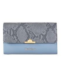 Portafoglio XL Ecopelle Azzurro Donna Kevin Jeans