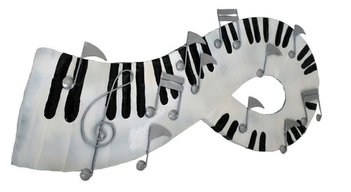 Note musicali fiume - fiume, +