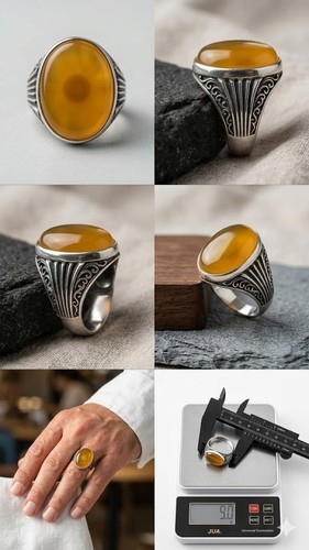 Anello argento fatto mano - argento,