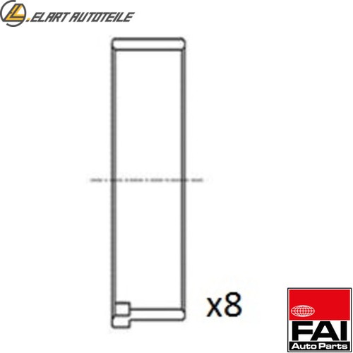 Cuscinetto biella bb2039 std - cuscinetto,