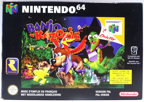 Banjo kazooie n64 boîte - banjo,