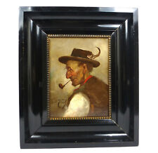 Quadro a Olio Immagine Um 1900