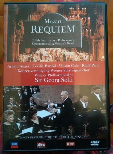 Dvd mozart requiem sir georg - dvd,