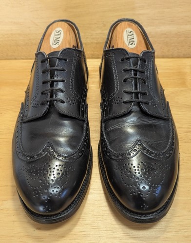 Alden black wing tip - wing, b