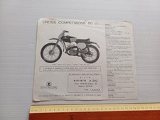 Muller 50 Cross Competizione 1969 depliant italiano originale