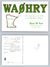 Ham Radio QSL QSO Cartolina