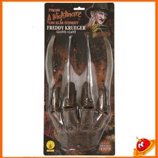Travestimento Halloween Mano artigli Freddy Krueger Adulto