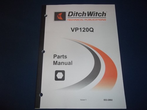 Ditch witch vp120q manuale - vp120q,
