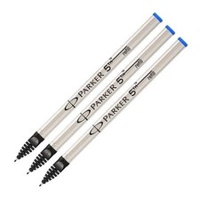 PARKER Set di 3 ricariche per penna 5th Technology (ingegno) pennino blu: F S1162722