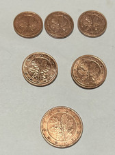 Monete Rare 2002  1 Centesimi 2 Centesimi E 5 Centesimi Quercia