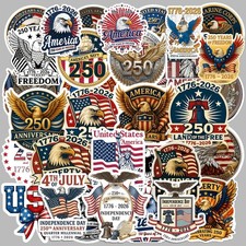 Adesivi USA 250° Anniversario