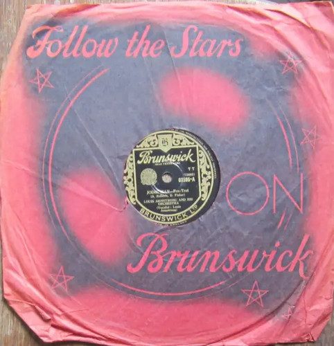 Schellack louis armstrong - armstrong, and