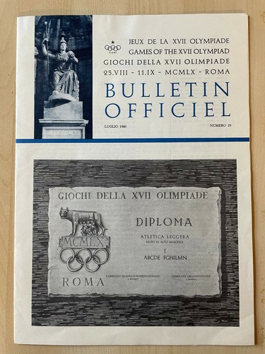 Olimpiadi roma 1960 - roma,