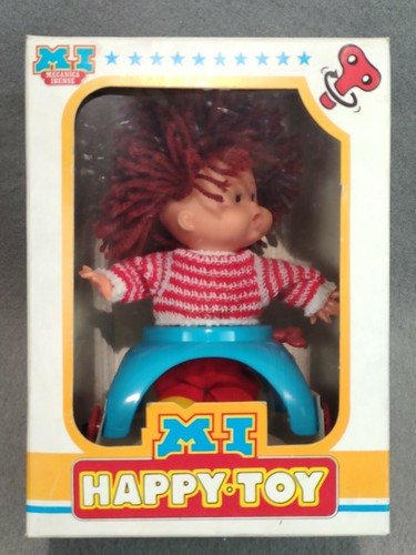 Mini doll red hair with - red,