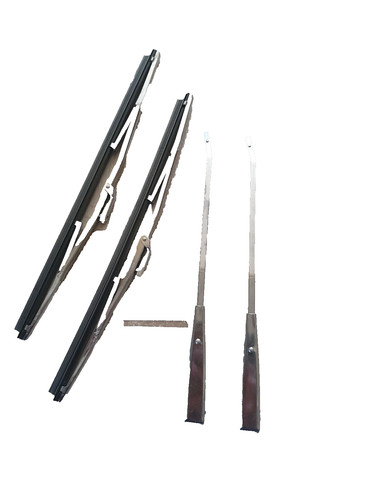 Kit coppia bracci cromati - coppia, +