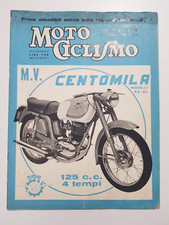 MOTOCICLISMO 4 1960 MV AGUSTA CENTOMILA MODELLI RA EL