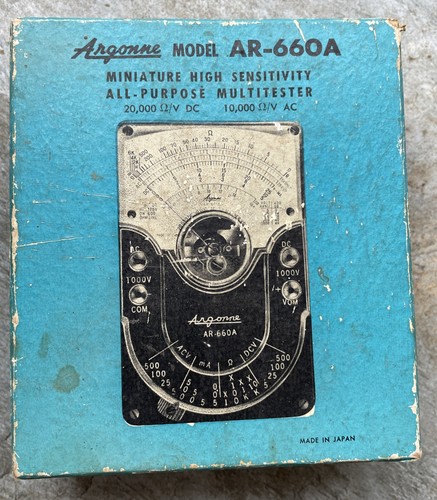 Argonne tester multimetro - tester,