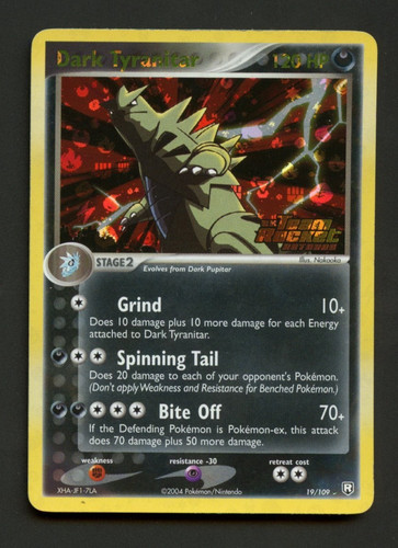 Dark tyranitar 109 team - tyranitar, ex