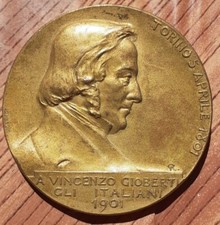Vincenzo Gioberti Medal 1901