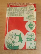 BUSTA FUMETTI  DA  £  80  SUPERBUSTA CAROSELLO  N°  7  ORIGINALE  !!!!!
