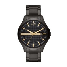 Orologio Uomo ARMANI EXCHANGE HAMPTON AX2413 Bracciale Acciaio Nero
