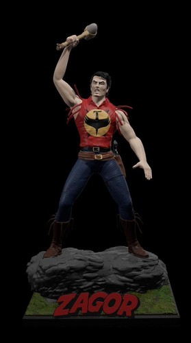 Zagor model kit resina pla - zagor,