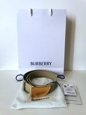 BURBERRY CINTURA SHIELD PELLE